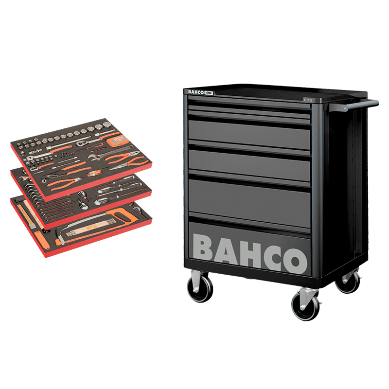 Tool Trolley General Purpose Tool Kit - 158 pcs BASIC