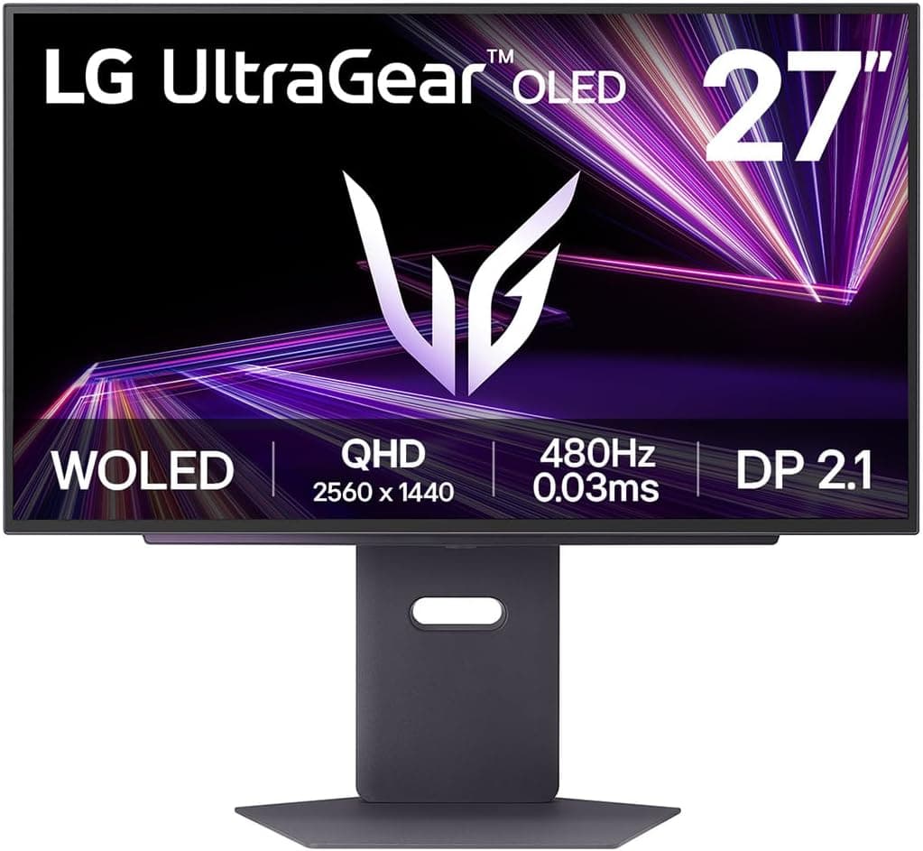 LG UltraGear™ 27GX790A-B Ecran PC Gaming OLED 27 - dalle OLED résolution QHD (2560x1440), 0.03 ms GtG 480Hz, DisplayHDR™ TrueBlack 400, DCI-P3 98.5% (CIE1976), AMD FreeSync Premium Pro, NVIDIA G-Sync